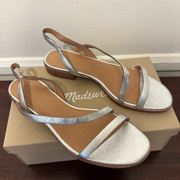Madewell heide  leather upper& lining  sandal size 7 new - Picture 15 of 16